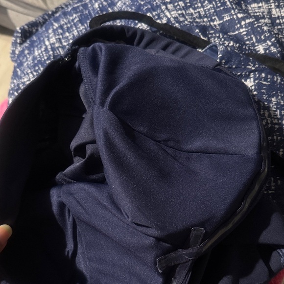 Bailey Blue Navy Strapless Jumpsuit with Floral Lace - Picture 5 of 10